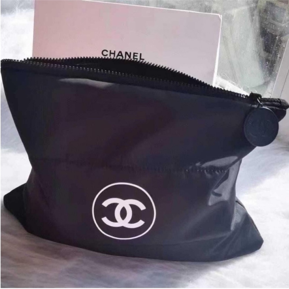 Chanel Black Cosmetic Pouch